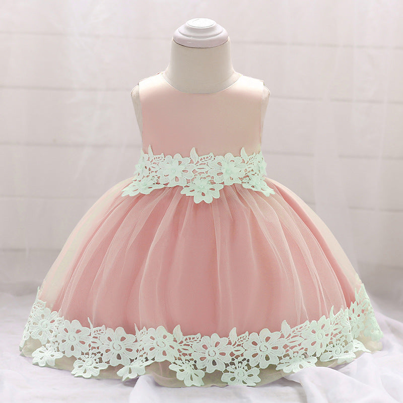 Adorable Bowknot Sequin Mesh Gown Dress Baby Girls Perfect - Temu